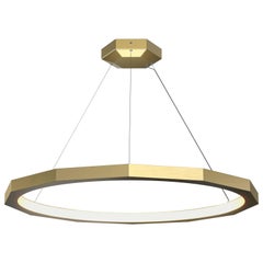 Dodeca 46 Brushed Brass Chandelier by Matthew McCormick Studio