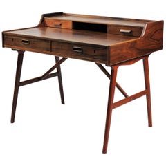 1960s Arne Wahl Iversen Desk in Rosewood by Vinde Møbelfabrik