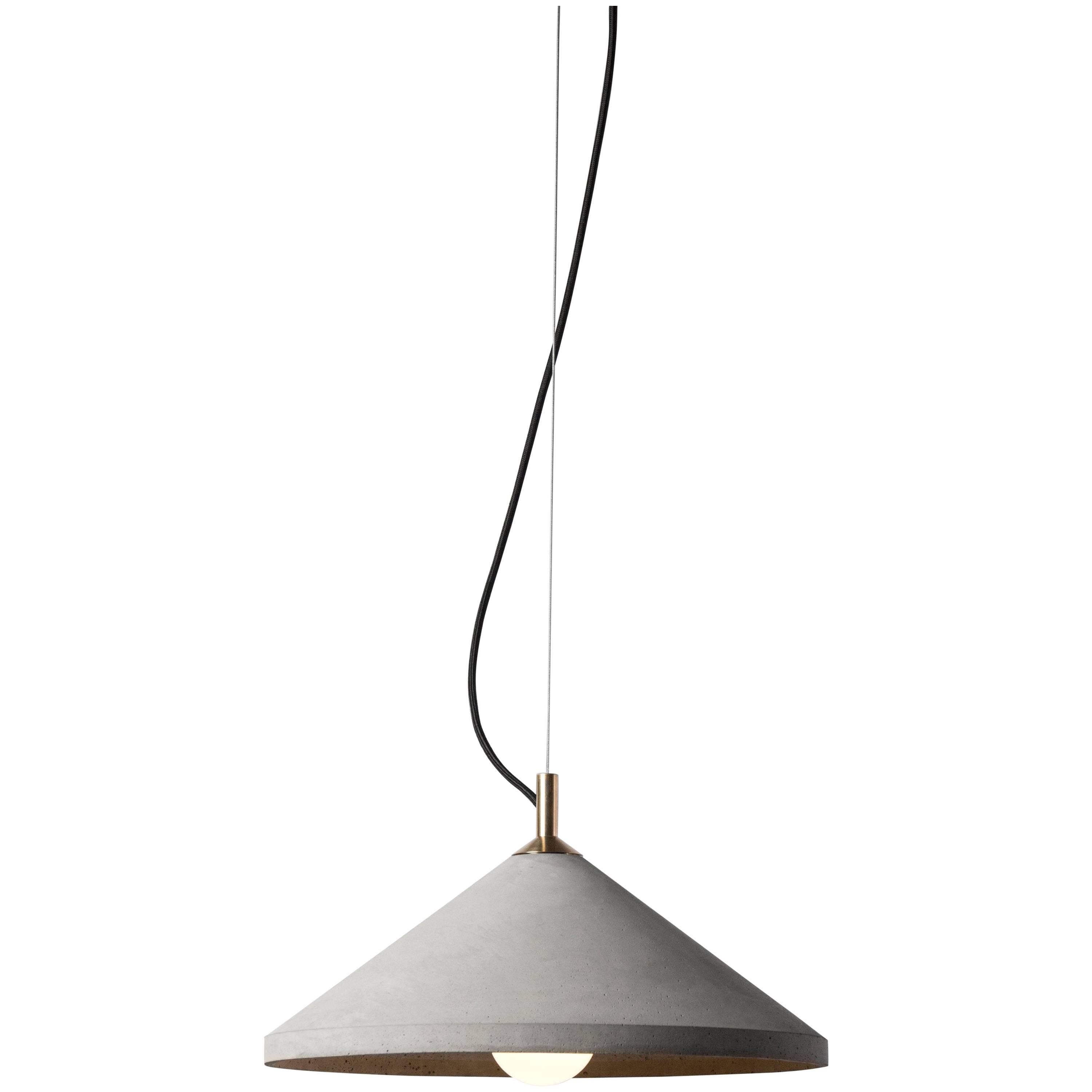 Ren 3, Concrete Pendant Lamp by Bentu Design For Sale