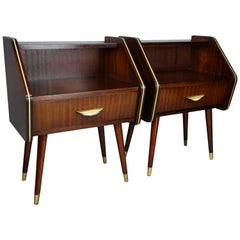 Pair of French Art Deco Nightstands 