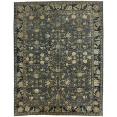 20th Century, Green Agra Rug