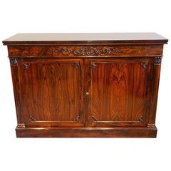 William IV Rosewood Side Cabinet