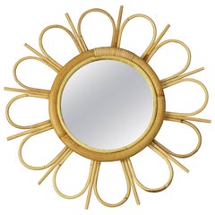Rattan Mirror 