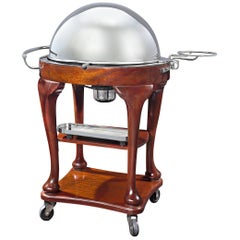 Silverplate Meat Serving Trolley 