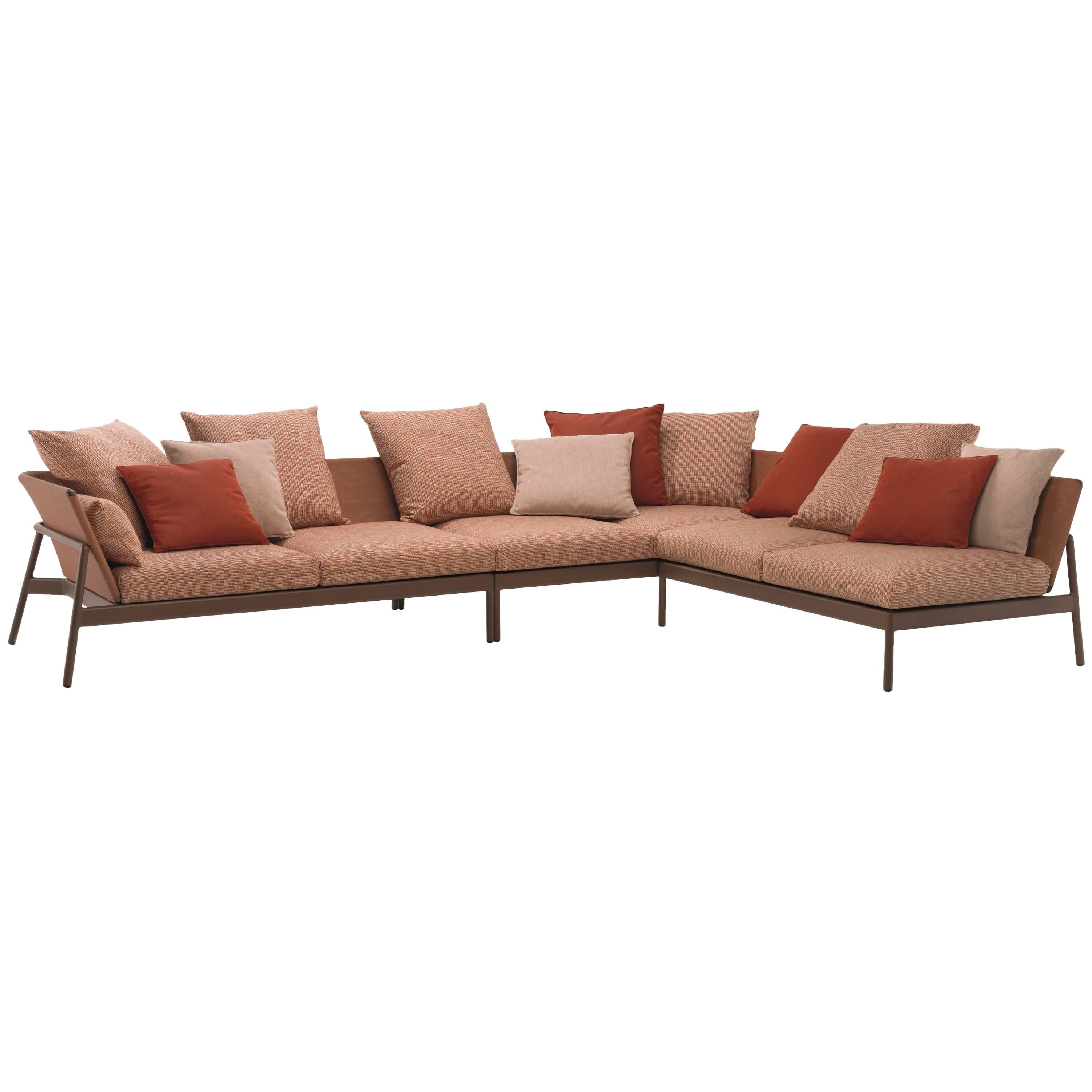 Roda Indoor or Outdoor Piperlow Sectional Designed by Rodolfo Dordoni For Sale