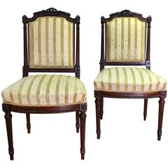 Pair Louis XVI Style Sidechairs