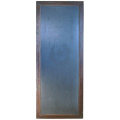 Antique Large Oak Frame Slate Chalkboard