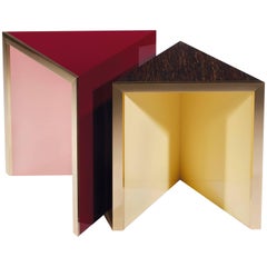 Couple "Prism" Side Tables