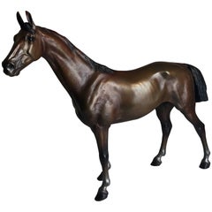 Large and Rare Bronze Model of a Horse by Bergmann Vienna, 1900