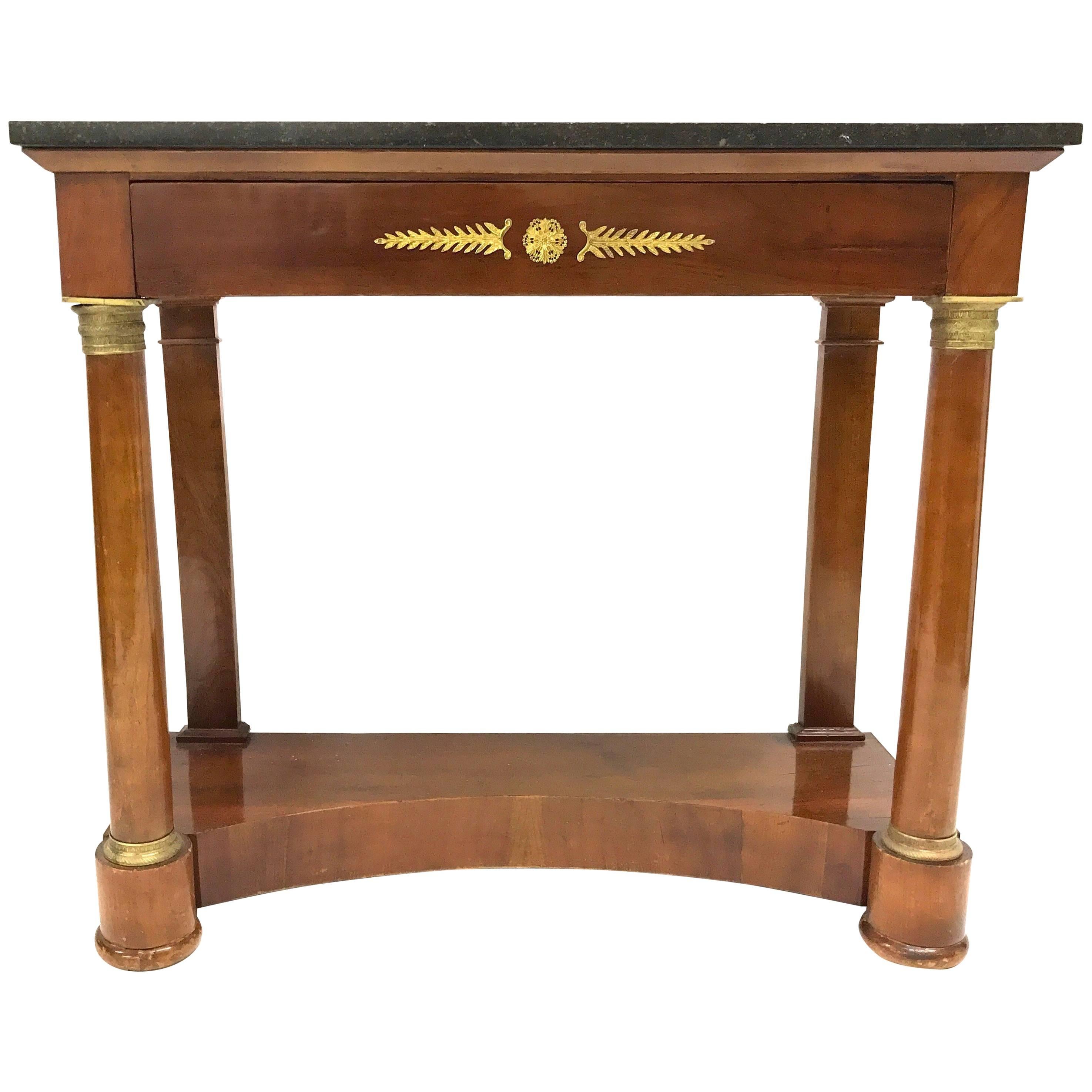 19th Century French Empire Console Table