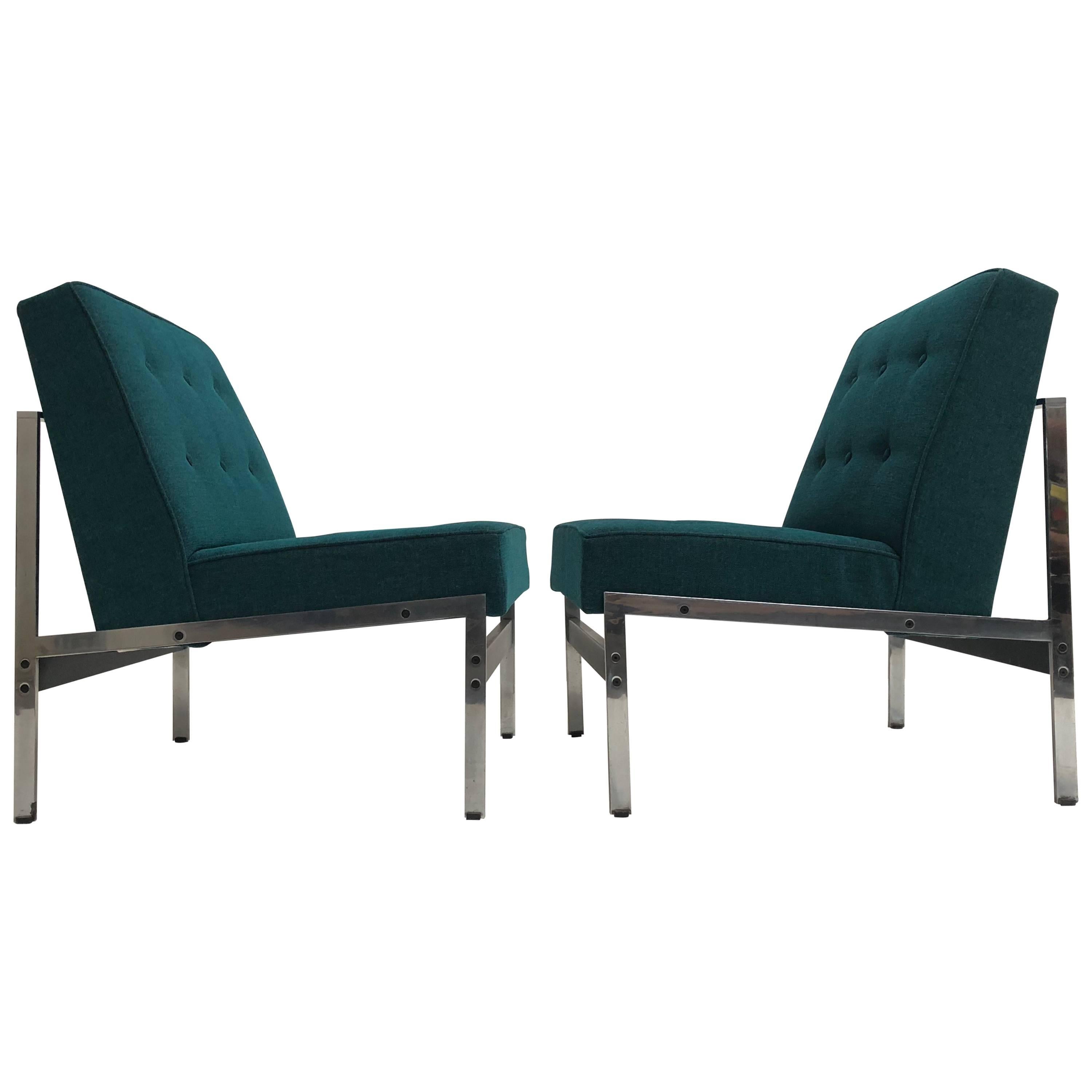 Rare Pair of 020 Lounge Chairs, Kho Liang Ie for Artifort the Netherlands, 1958