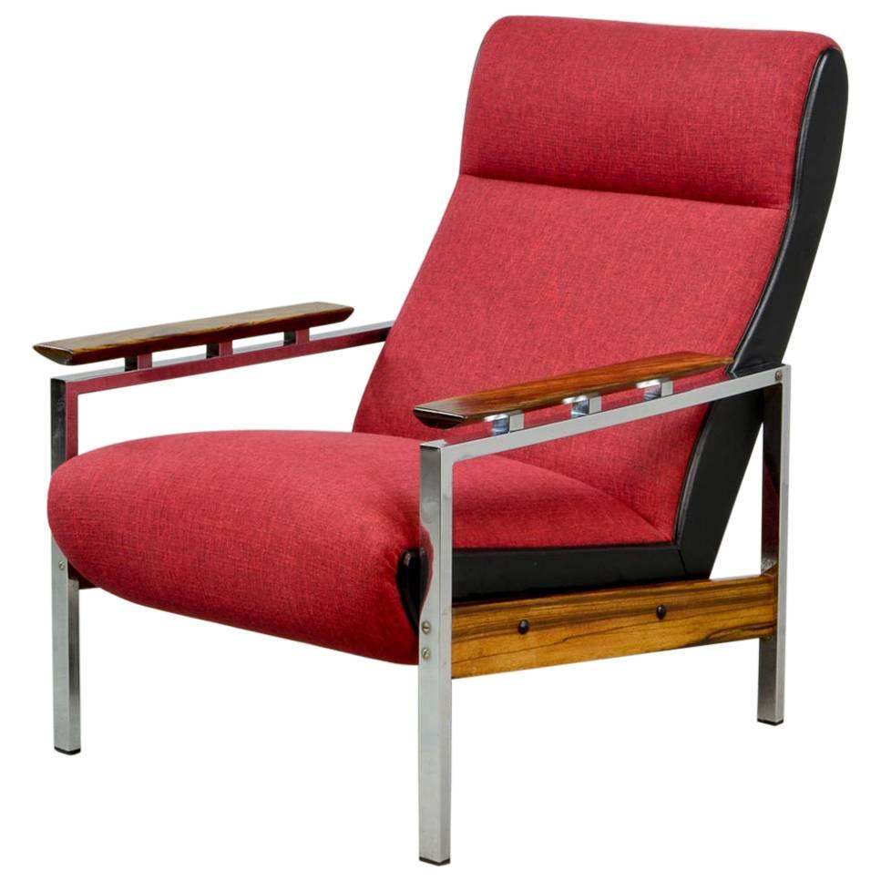Midcentury Dutch Design Lounge Chair Designed by Rob Parry for Gelderland