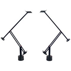 Vintage Pair of Articulated Tizio Lamps by Richard Sapper for Artemide
