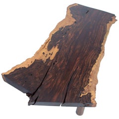 Ziricote Slab Coffee Table, Single Edition