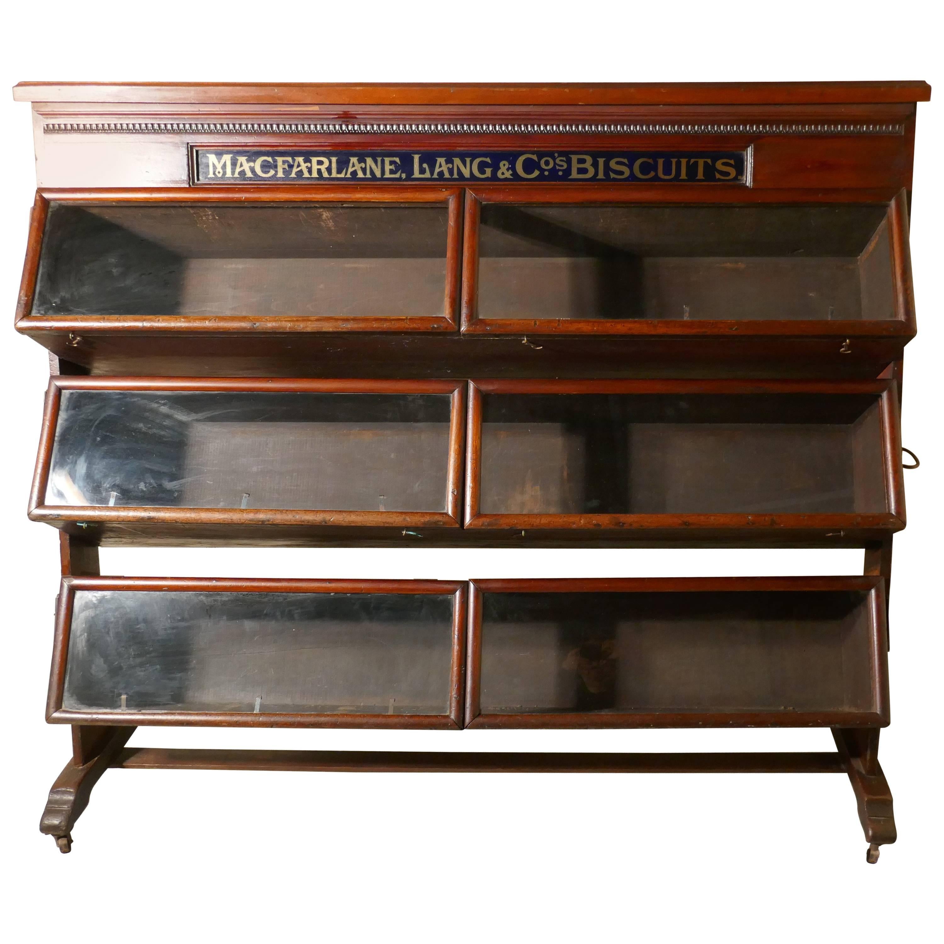 MacFarlane. Lang and Co's Biscuits Shop Display Cabinet 