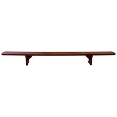 Jose Zanine Caldas, Bench, Solid Wood, Brazilian Modern Design