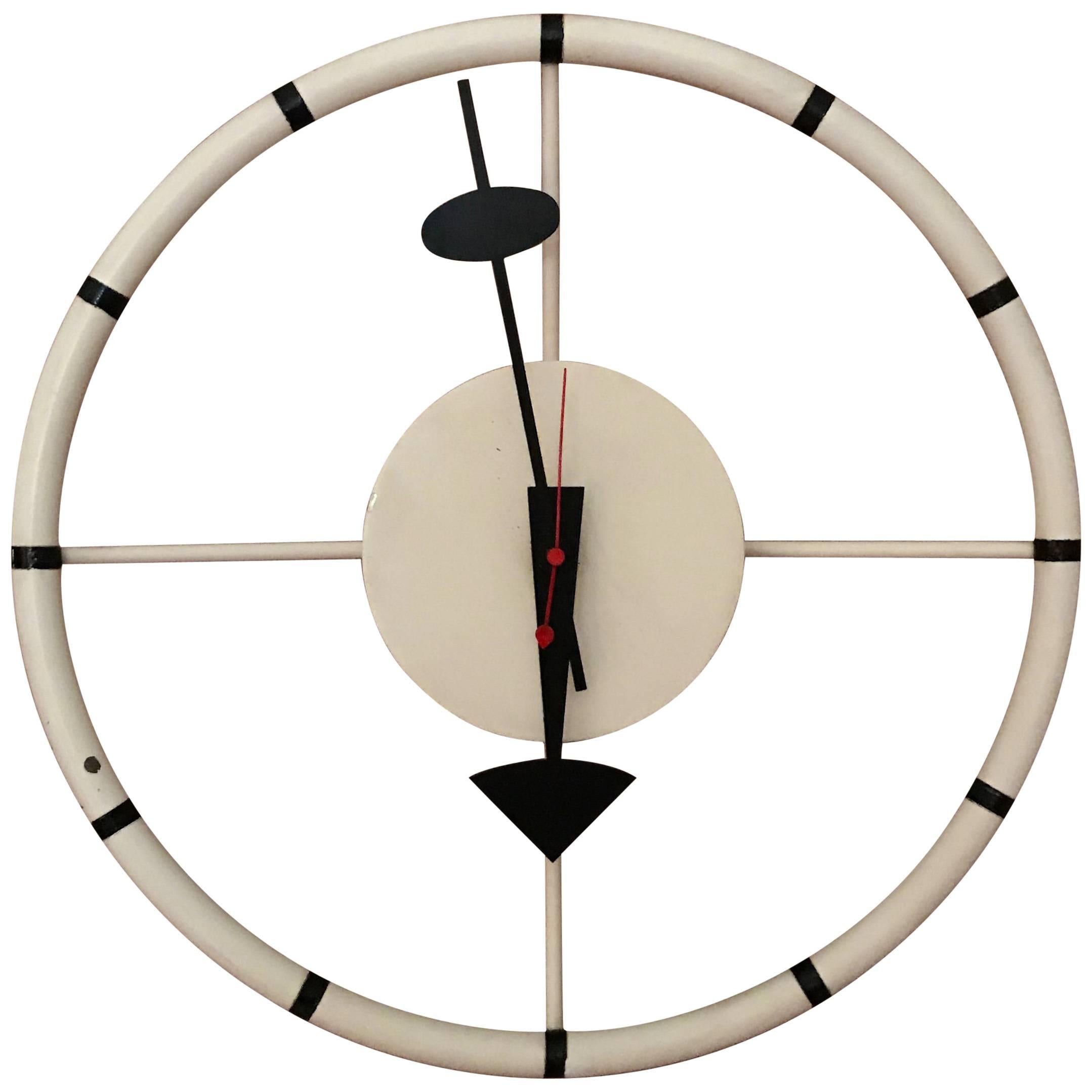 Steering Wheel Wall Clock by George Nelson for Howard Miller