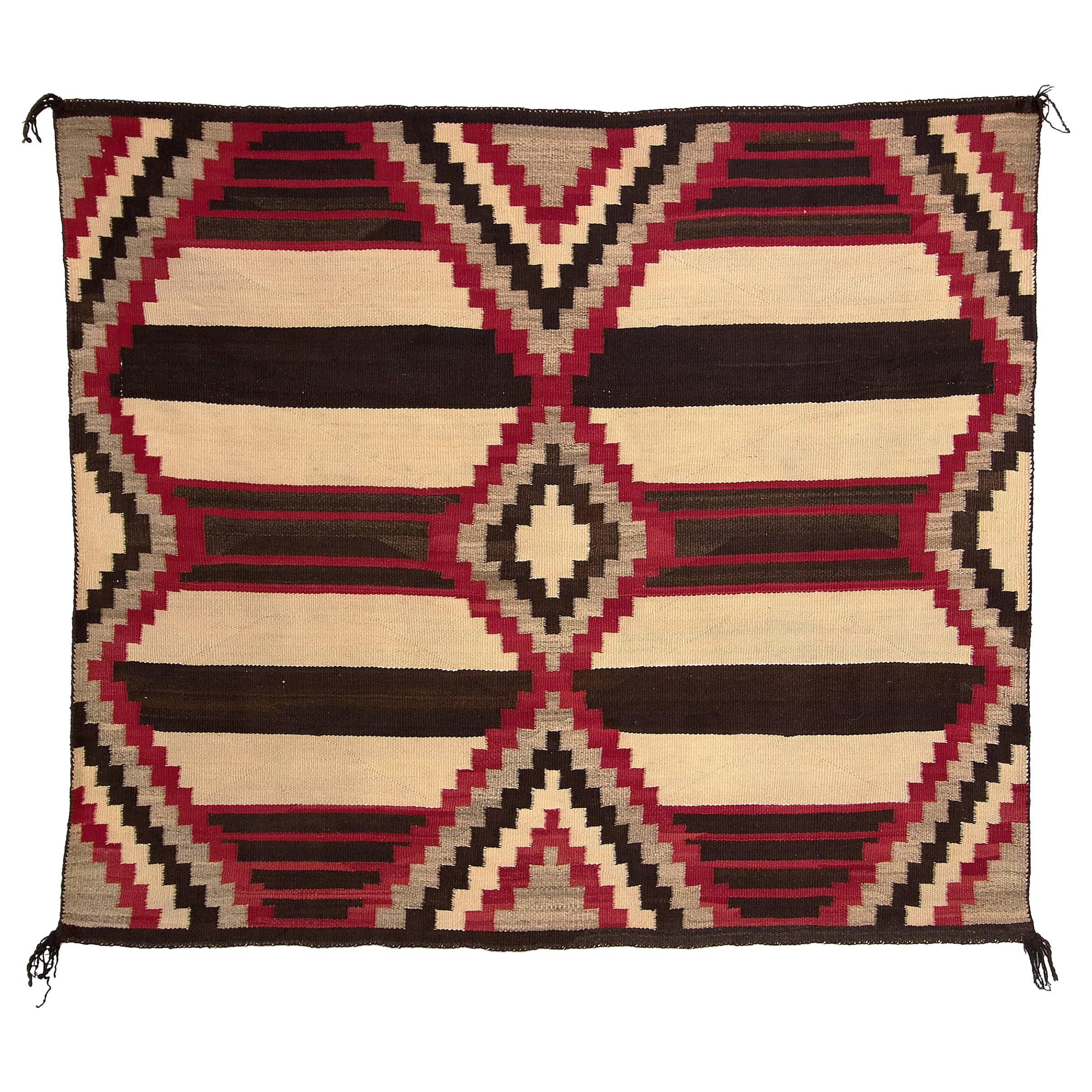 Vintage Navajo Chiefs Blanket '4th Phase Variant', Early 20th Century
