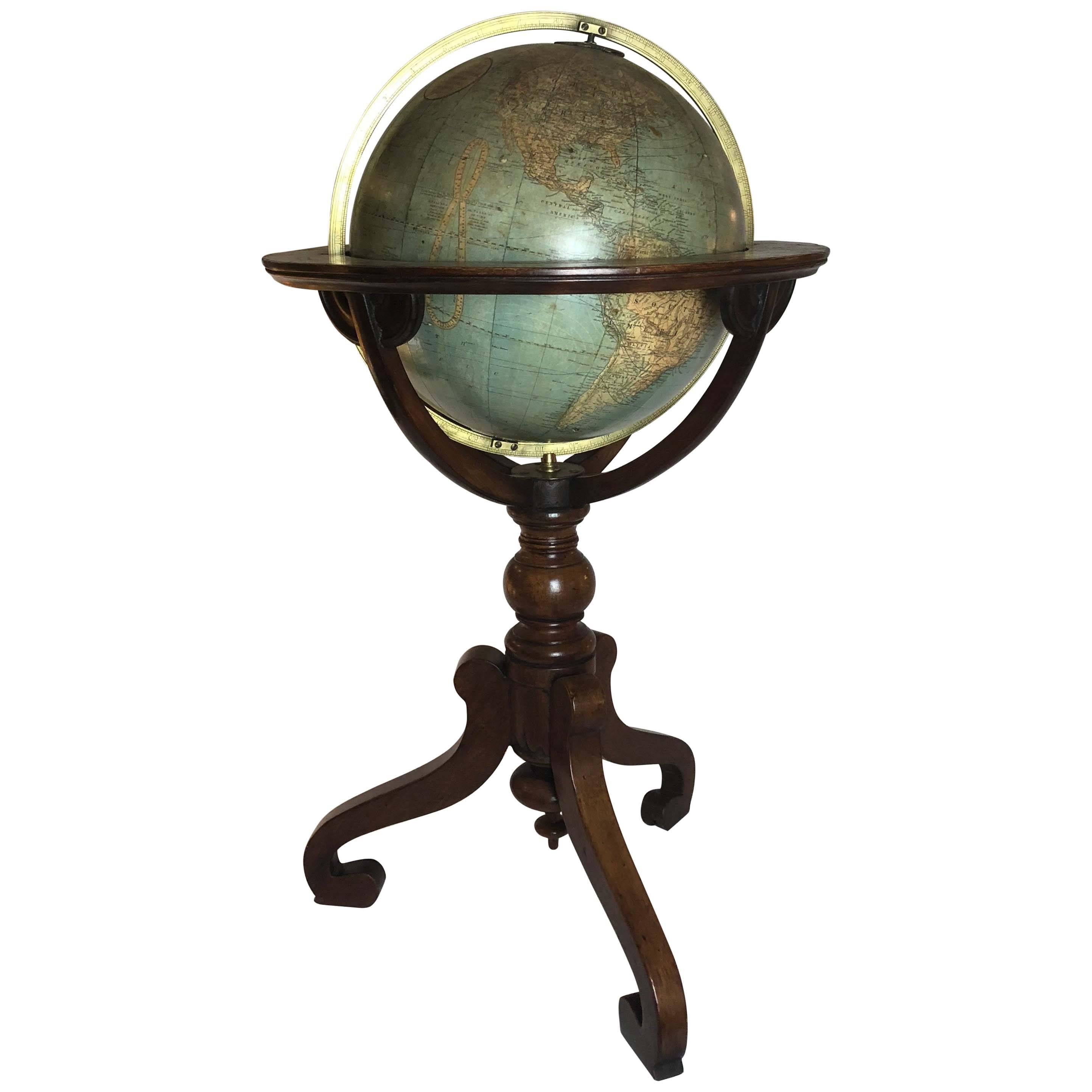 Terrestrial Library Globe by W&A.K. Johnston, circa 1880