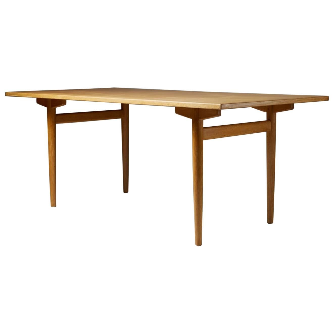 Dining Table Designed by Hans Wegner for Andreas Tuck, Denmark, 1950s