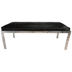 Milo Baughman Chrome Bench