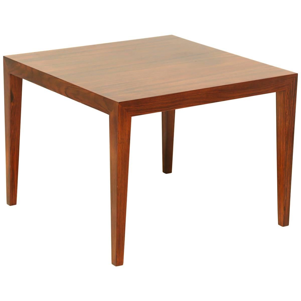 Gorgeous Rosewood Side Table, Denmark, 1960s