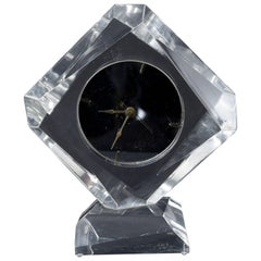 Vintage Lucite Table Clock