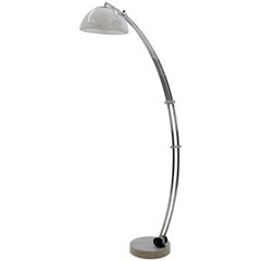 Rare Harvey Guzzini Adjustable Floor Arc Lamp