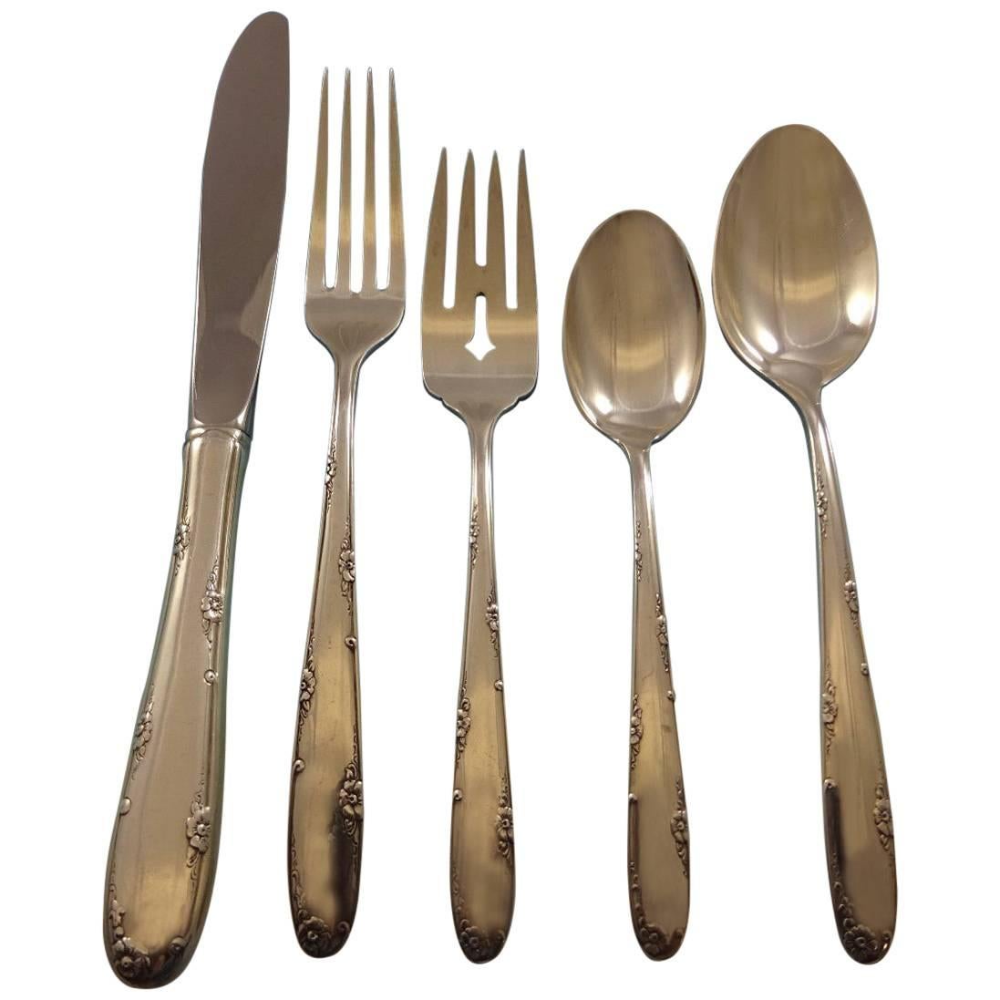 Madeira by Towle Sterling Silver Flatware Set for 8 Service 40 Pieces For Sale
