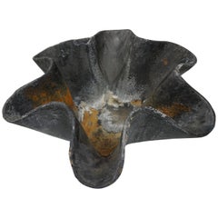 Vintage Cast Iron Mouchoir Planter