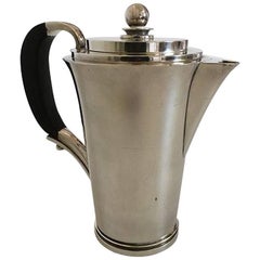 Georg Jensen "Pyramid" Sterling Silver Chocolate Pot No. 600 E