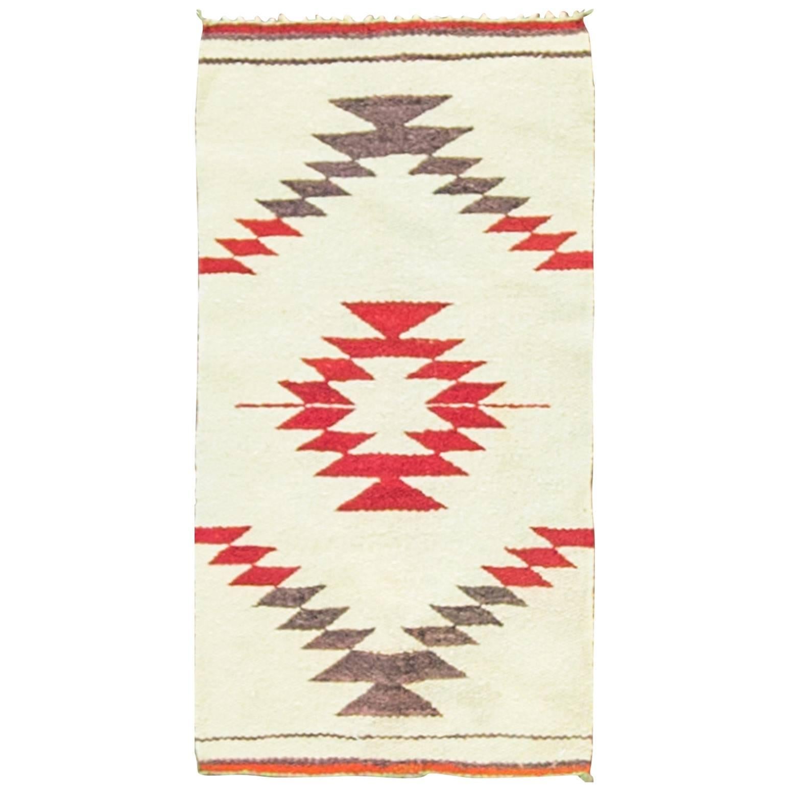 Amazing Antique Navajo Saddle Rug