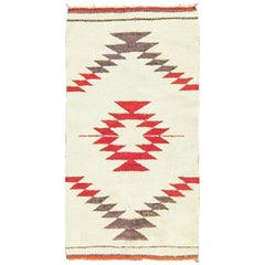 Amazing Antique Navajo Saddle Rug