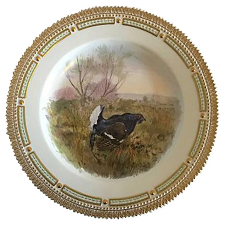 Flora Danica Bird Dinner Plate #240/3549