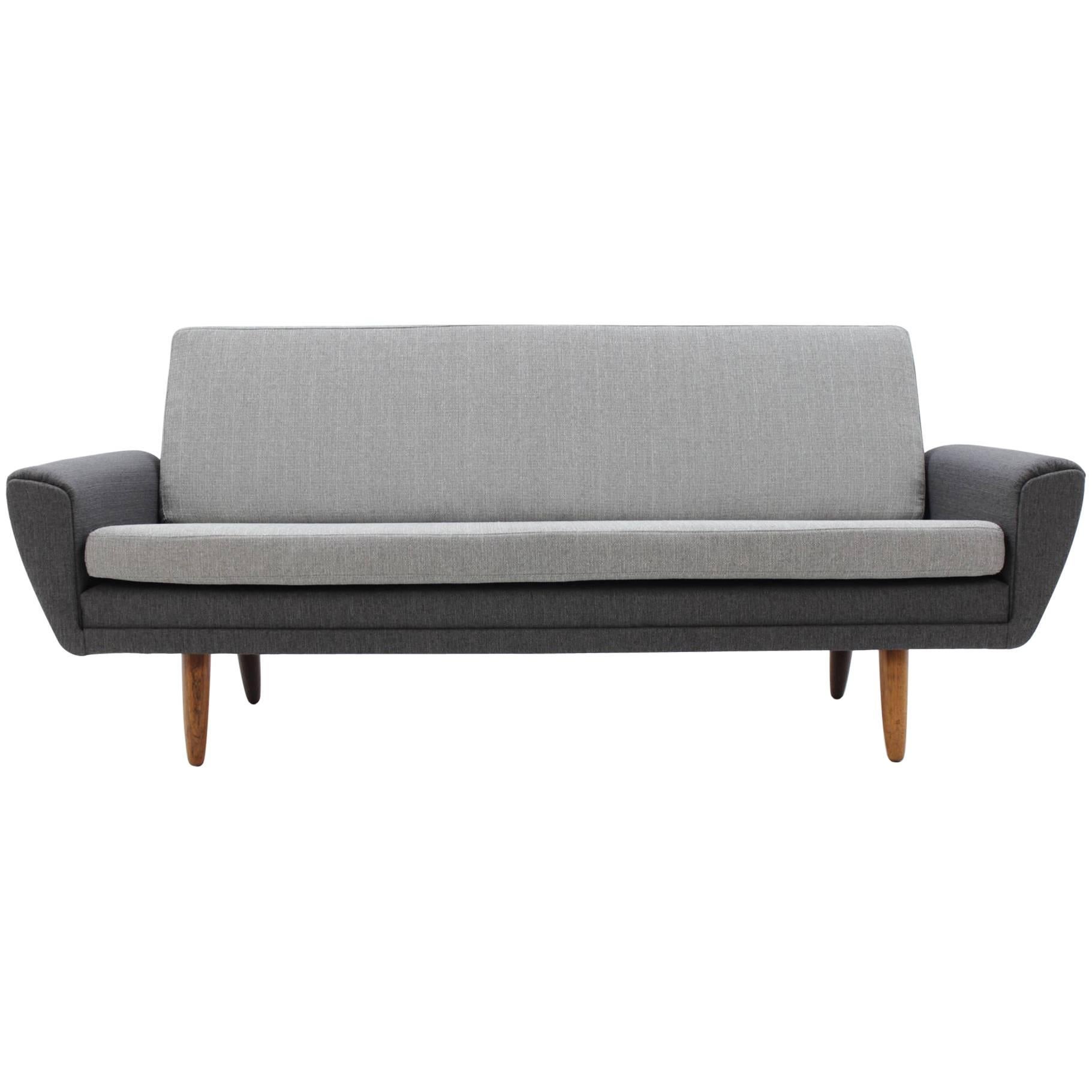 1960 Midcentury Danish Palisander Three-Seat Sofa