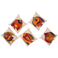 Patchwork Pillow Cases Made from Vintage Anatolian kilims