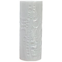 Art Vase with Relief Pattern by Gerold Porcelain, Germany, 1970s