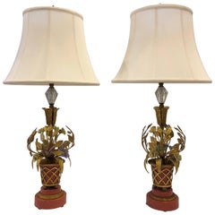 Pair of Fine Italian Style Lamps