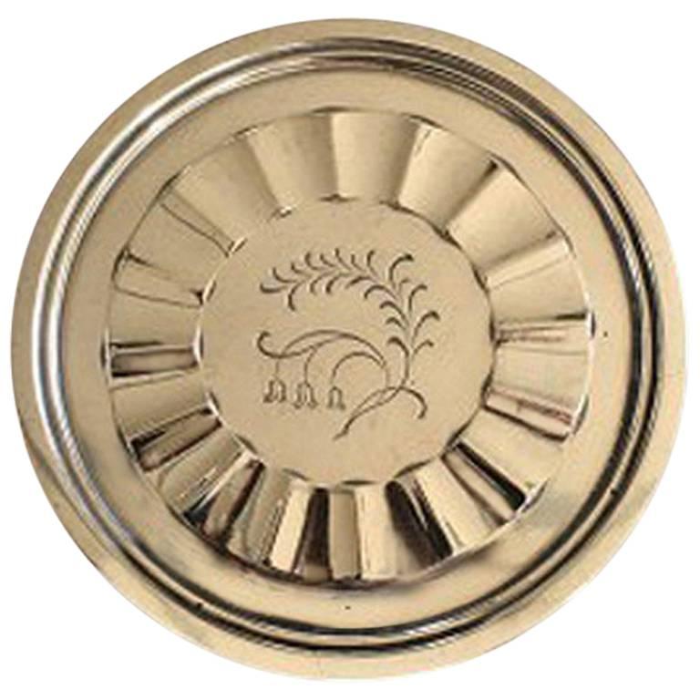 Georg Jensen Sterling Silver Coaster #84, from 1933-1944