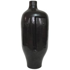 Dalo, Ceramic Table Lamp Base Glazed in Black