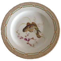 Royal Copenhagen Flora Danica Fish Dinner Plate #19/3549