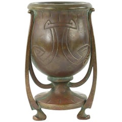 Aesthetic Sculptural Bronze Vase