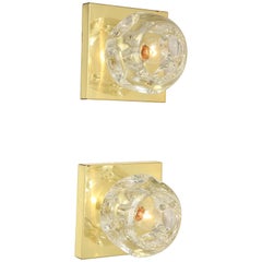 Pair of Peill and Putzler Flush Mount or Sconces