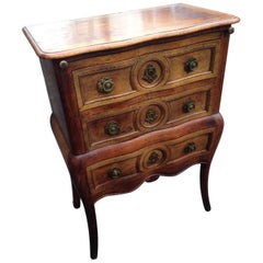 Vintage French Provincial Hand-Carved Commode by Don Rousseau