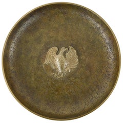 Tinos Bronze, Art Deco Dish or Charger with Eagle