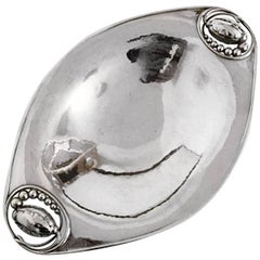 Georg Jensen "Magnolia" Bread Tray No. 2c in Sterling Silver