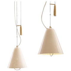 Pair of Pendants by Paavo Tynell for Taito Oy