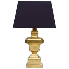 Gold coloured Urn shaped Table Lamp, 1970s Belgium