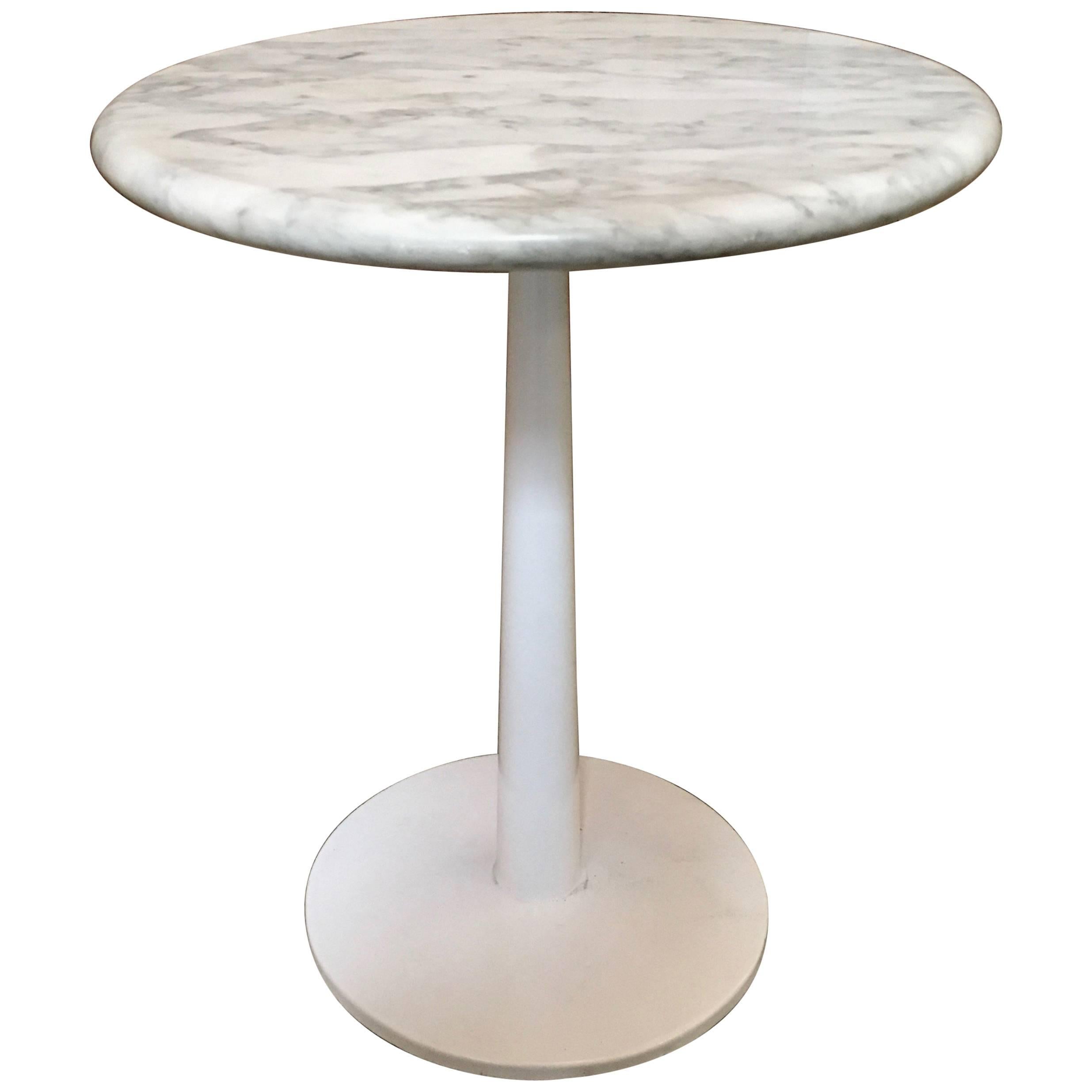 Laverne Marble-Top Stem Table