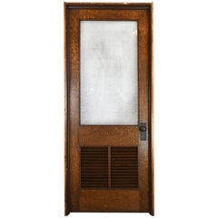 Oak Schoolhouse Door with Vent
